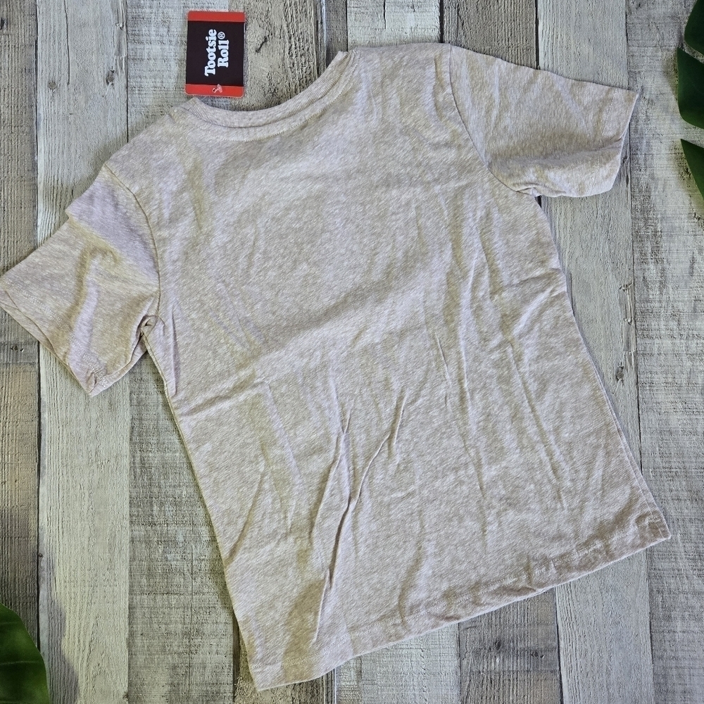 TOOTSIE ROLL | Candy Logo T-shirt in Brown/Tan sz S (Boys 6/7) - Picture 2 of 6